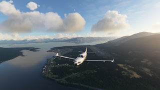 Takeoff from Petersburg James A Johnson (PAPG), Alaska